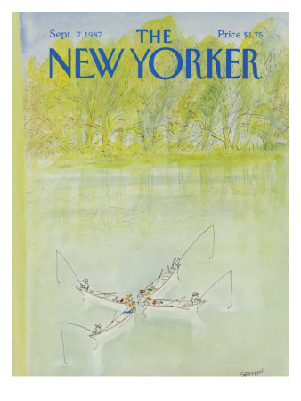 The New Yorker Cover - September 7, 1987 by Jean-Jacques Sempé Pricing Limited Edition Print image