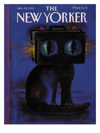 The New Yorker Cover - January 29, 1990 by Andre Francois Pricing Limited Edition Print image