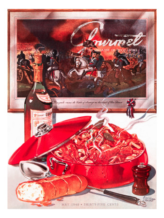 Gourmet Cover - May 1948 by Henry Stahlhut Pricing Limited Edition Print image