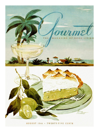 Gourmet Cover - August 1944 by Henry Stahlhut Pricing Limited Edition Print image