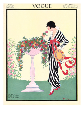 Vogue Cover - June 1913 by Helen Dryden Pricing Limited Edition Print image