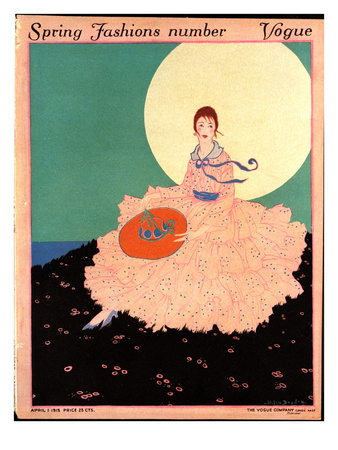 Vogue Cover - April 1915 by Helen Dryden Pricing Limited Edition Print image