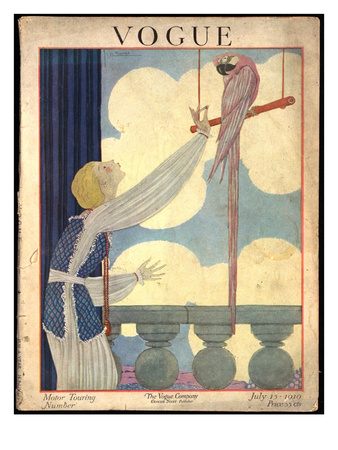 Vogue Cover - July 1919 by Georges Lepape Pricing Limited Edition Print image