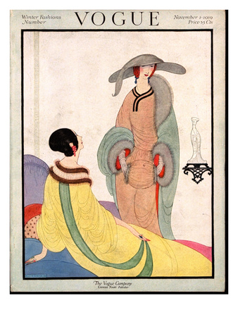 Vogue Cover - November 1919 by Helen Dryden Pricing Limited Edition Print image
