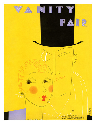 Vanity Fair Cover - March 1929 by Eduardo Garcia Benito Pricing Limited Edition Print image