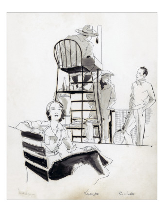 Vogue - September 1932 by Pierre Pages Pricing Limited Edition Print image