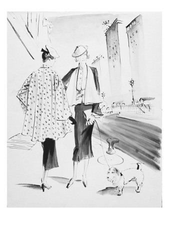 Vogue - March 1936 by Rene Bouet-Willaumez Pricing Limited Edition Print image