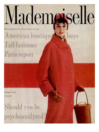 Mademoiselle Cover - October 1953 by Stephen Colhoun Pricing Limited Edition Print image