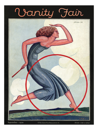 Vanity Fair Cover - September 1926 by Pierre L. Rigal Pricing Limited Edition Print image