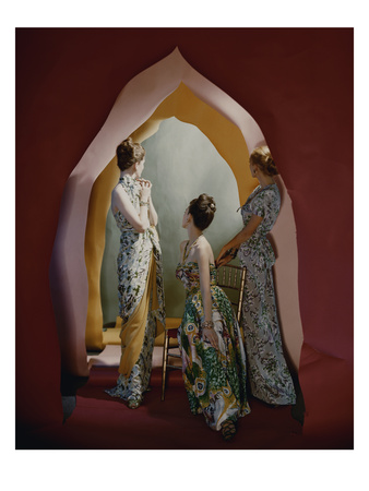 Vogue - January 1947 by Cecil Beaton Pricing Limited Edition Print image