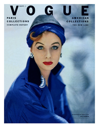 Vogue Cover - September 1952 by Roger Prigent Pricing Limited Edition Print image