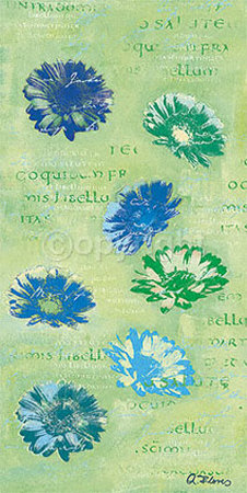 Flying Marguerites On Green Iii by Anna Flores Pricing Limited Edition Print image