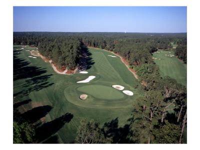 Pinehurst Golf Course No. 2, Aerial by Stephen Szurlej Pricing Limited Edition Print image