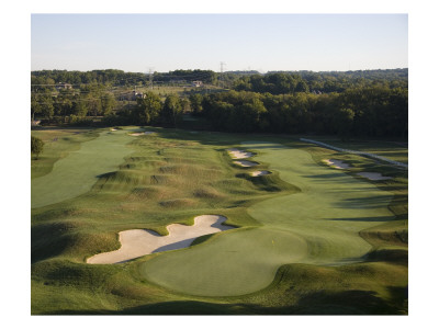 Valhalla Golf Course, Hole 9 by Stephen Szurlej Pricing Limited Edition Print image