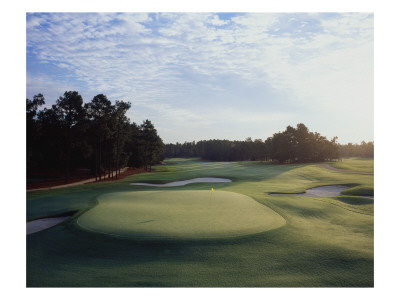 Pinehurst Golf Course No. 2, Hole 18 by Stephen Szurlej Pricing Limited Edition Print image
