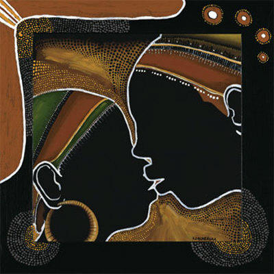 The Kiss by Aneta Szacherska Pricing Limited Edition Print image