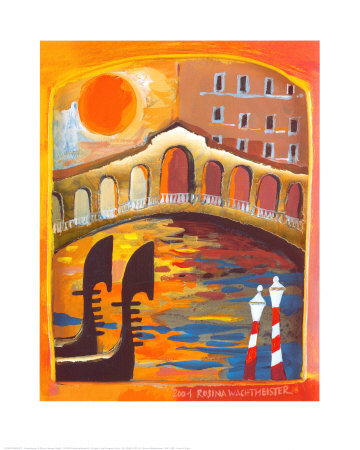 Ponte Di Rialto by Rosina Wachtmeister Pricing Limited Edition Print image