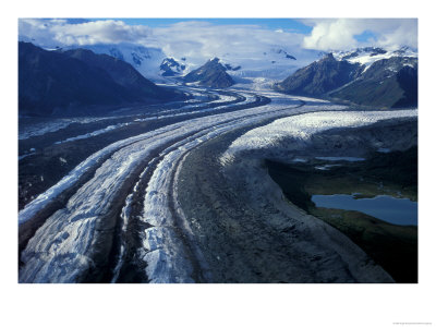 Mt. Blackburn And The Wrangell-St. Elias Mountains Above Kennicott And Root Glaciers, Alaska, Usa by Hugh Rose Pricing Limited Edition Print image