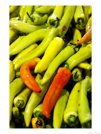 Chillies, Queen Victoria Market, Melbourne, Victoria, Australia by David Wall Pricing Limited Edition Print image