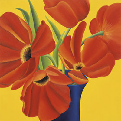Sunny Tulips by Sarah Horsfall Pricing Limited Edition Print image