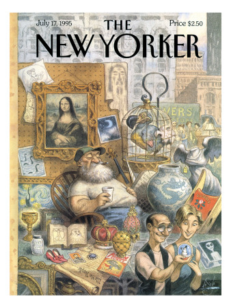 The New Yorker Cover - July 17, 1995 by Peter De Sève Pricing Limited Edition Print image