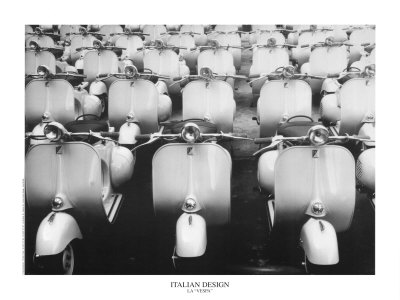 Italian Design La Vespa by Echos Pricing Limited Edition Print image