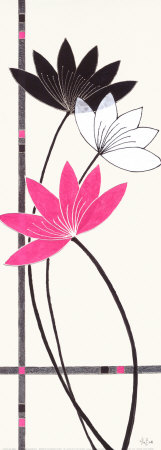 Fuchsia Lotus Flowers by Alan Buckle Pricing Limited Edition Print image