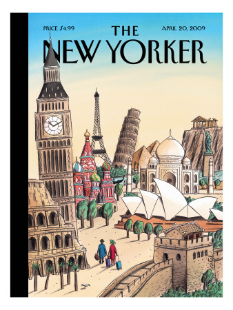 The New Yorker Cover - April 20, 2009 by Jacques De Loustal Pricing Limited Edition Print image