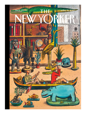 The New Yorker Cover - April 19, 2010 by Jacques De Loustal Pricing Limited Edition Print image