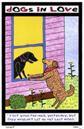 Dogs In Love by Dug Nap Pricing Limited Edition Print image