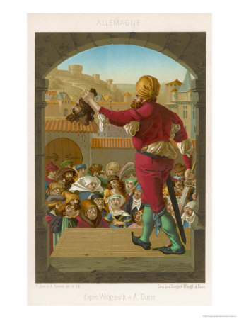 An Executioner Displays His Handiwork To The Crowd by Wohlgemuth Pricing Limited Edition Print image