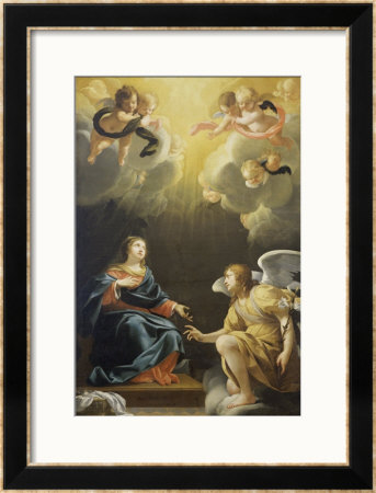 Annunciation by Simon Vouet Pricing Limited Edition Print image