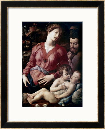 The Holy Family by Agnolo Bronzino Pricing Limited Edition Print image