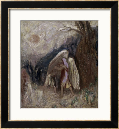 Jacob Wrestling With The Angel by Odilon Redon Pricing Limited Edition Print image