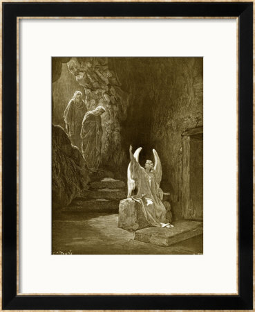 The Angel Seated Upon The Stone by Gustave Doré Pricing Limited Edition Print image