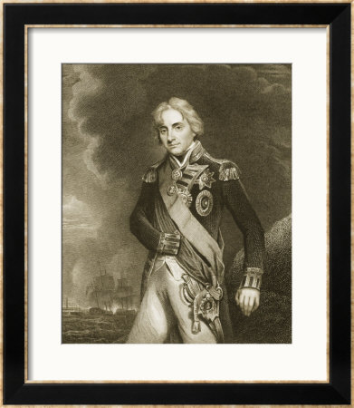 Etching Of Viscount Horatio Nelson From Hop Orig by John Hoppner Pricing Limited Edition Print image