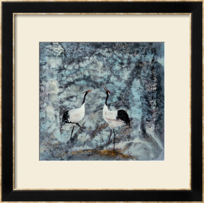 Twin Cranes by Huachazc Lee Pricing Limited Edition Print image