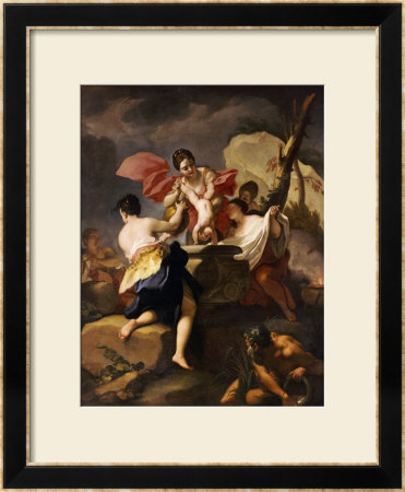Thetis Dipping The Infant Achilles Into Water From The Styx by Antonio Balestra Pricing Limited Edition Print image