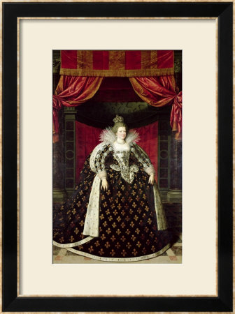Marie De Medici In Coronation Robes, Circa 1610 by Frans Pourbus Ii Pricing Limited Edition Print image