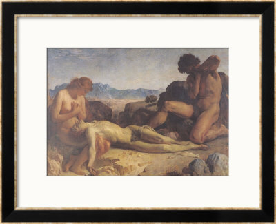 Adam And Eve Finding The Body Of Abel by Leon Joseph Florentin Bonnat Pricing Limited Edition Print image