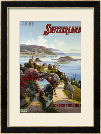 Switzerland Across The Jura, Circa 1910 by Hugo D'alesi Pricing Limited Edition Print image