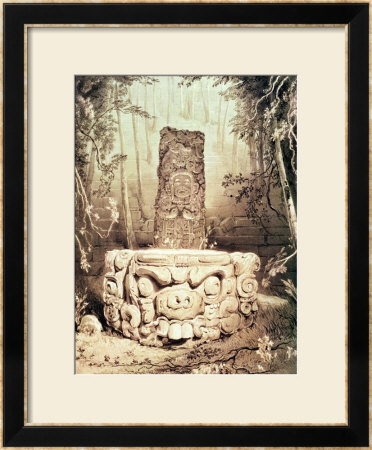 Mayan Temple, Honduras by Frederick Catherwood Pricing Limited Edition Print image