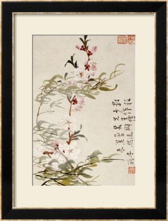 Willow And Peach Blossoms by Li Shan Pricing Limited Edition Print image