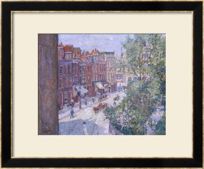 Mornington Crescent, Circa 1910-11 by Spencer Frederick Gore Pricing Limited Edition Print image