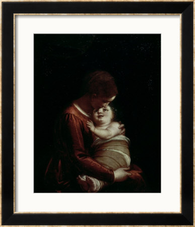 Madonna And Child, Circa 1570 by Luca Cambiaso Pricing Limited Edition Print image