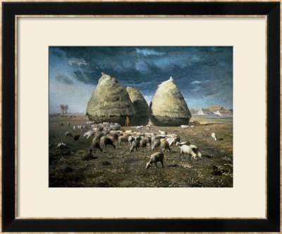Haystacks, Autumn, 1873-74 by Jean-François Millet Pricing Limited Edition Print image
