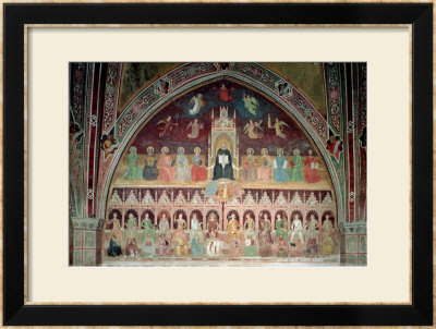 The Triumph Of Catholic Doctrine, Personified In St. Thomas Aquinas by Andrea Di Bonaiuto Pricing Limited Edition Print image