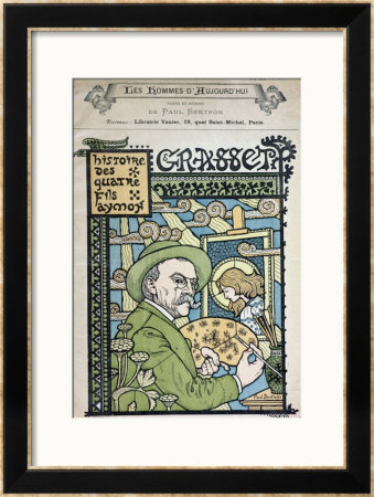 Portrait Of Eugene Grasset From Les Hommes D'aujourd'hui by Paul Berthon Pricing Limited Edition Print image