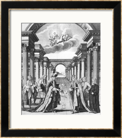 The Constitutions Of Freemasonry By James Anderson, Frontispiece by John Pine Pricing Limited Edition Print image