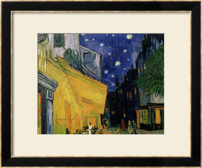 Cafe Terrace, Place Du Forum, Arles, 1888 (Detail) by Vincent Van Gogh Pricing Limited Edition Print image